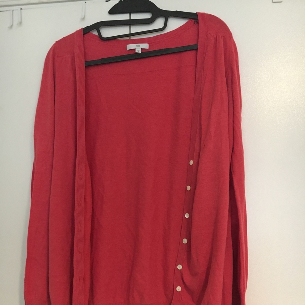 Pink Gap Cardigan